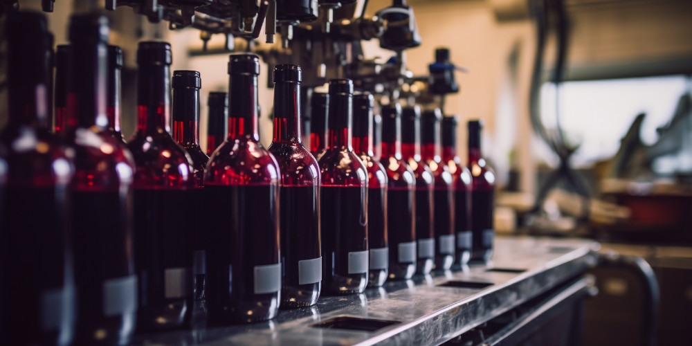 bottling non alcoholic wine production